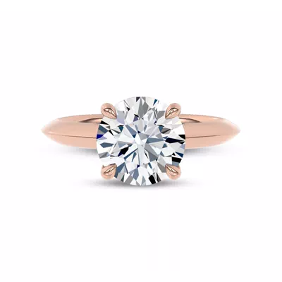 Avant Knife-Edge Lab Engagement Ring by Christian Siriano