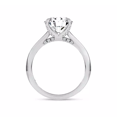Avant Knife-Edge Lab Engagement Ring by Christian Siriano