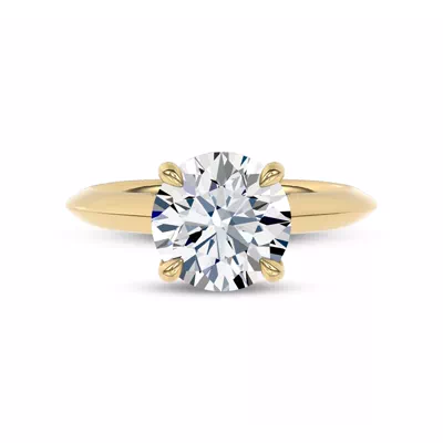Avant Knife-Edge Lab Engagement Ring by Christian Siriano