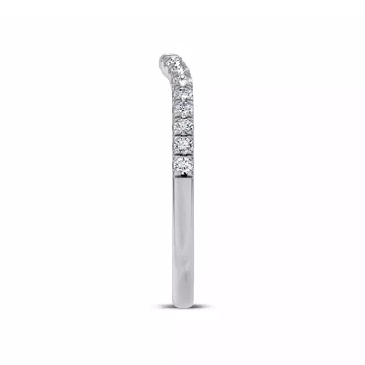 Marcelle Contoured Pavé Diamond Band