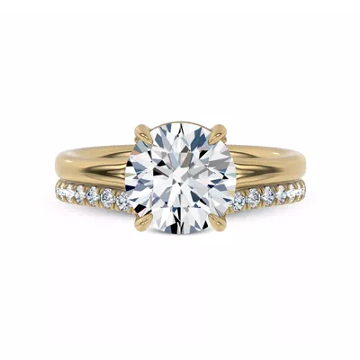 Marcelle Contoured Pavé Diamond Band