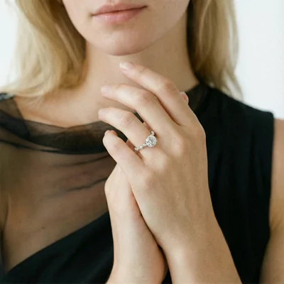 Virelia Lab Engagement Ring by Christian Siriano