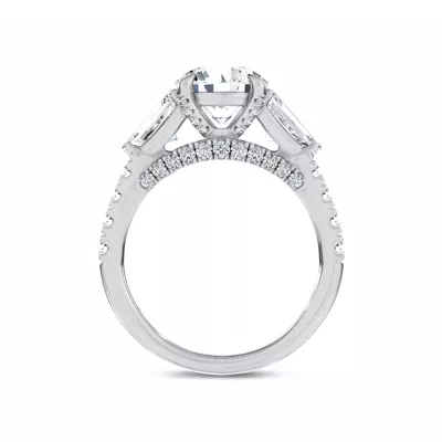 Ondina Pavé Lab Diamond Engagement Ring by Christian Siriano