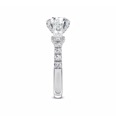Ondina Pavé Lab Diamond Engagement Ring by Christian Siriano