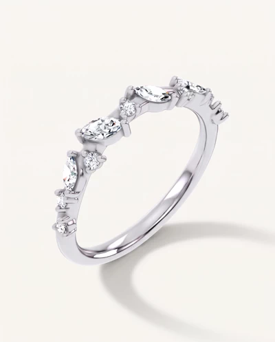 Hayley Scattered Diamond Band