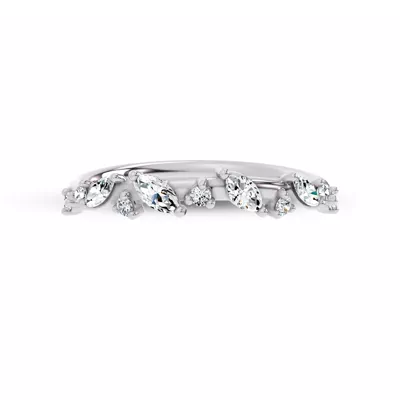 Hayley Scattered Lab Diamond Band