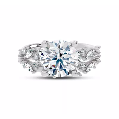 Hayley Scattered Lab Diamond Band