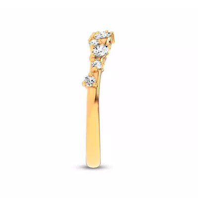 Hayley Scattered Diamond Band