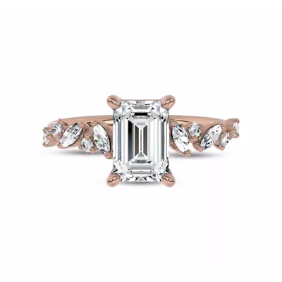 Hayley Scattered Lab Diamond Engagement Ring