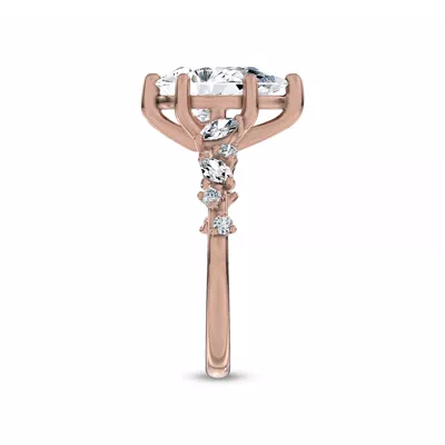 Hayley Scattered Lab Diamond Engagement Ring