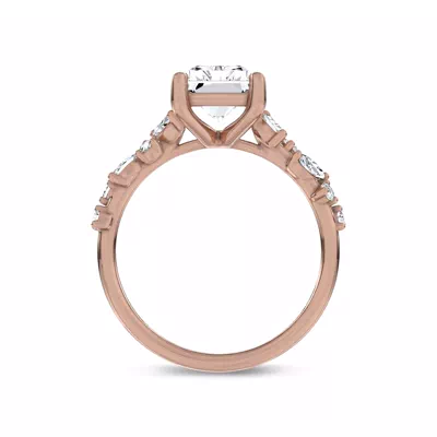 Hayley Scattered Lab Diamond Engagement Ring