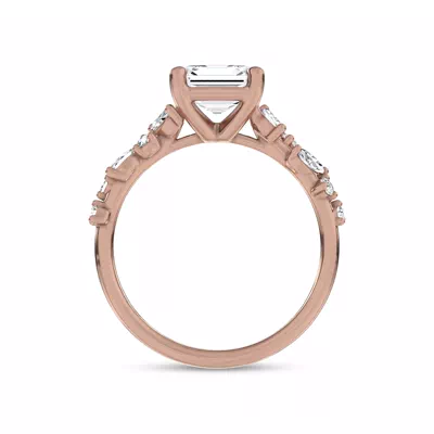 Hayley Scattered Lab Diamond Engagement Ring