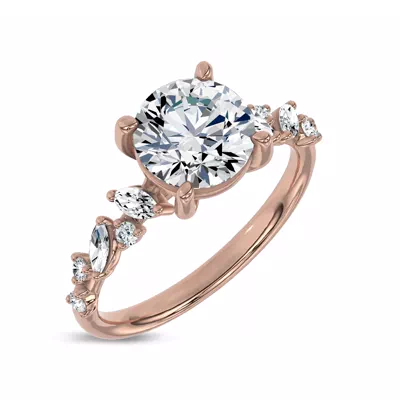 Hayley Scattered Diamond Engagement Ring