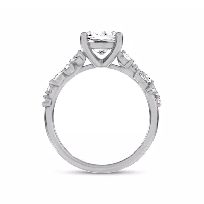 Hayley Scattered Lab Diamond Engagement Ring
