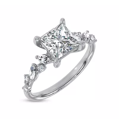 Hayley Scattered Lab Diamond Engagement Ring