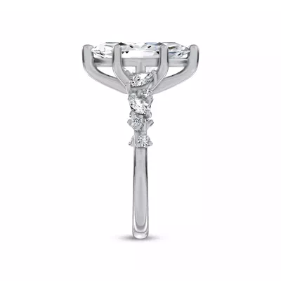 Hayley Scattered Lab Diamond Engagement Ring