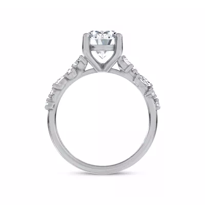 Hayley Scattered Lab Diamond Engagement Ring