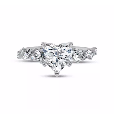 Hayley Scattered Lab Diamond Engagement Ring