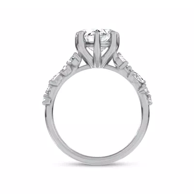 Hayley Scattered Lab Diamond Engagement Ring