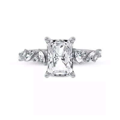 Hayley Scattered Lab Diamond Engagement Ring