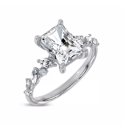 Hayley Scattered Lab Diamond Engagement Ring