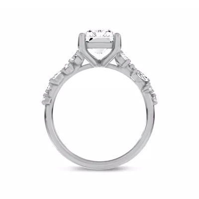Hayley Scattered Lab Diamond Engagement Ring