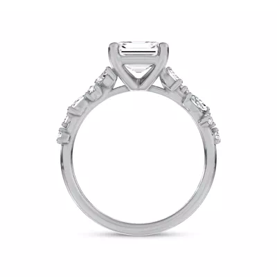 Hayley Scattered Lab Diamond Engagement Ring