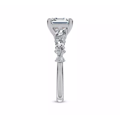 Hayley Scattered Lab Diamond Engagement Ring