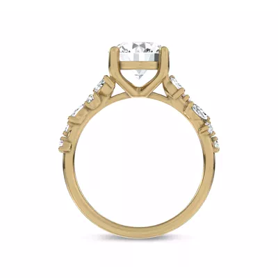 Hayley Scattered Lab Diamond Engagement Ring
