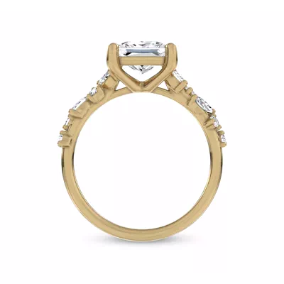 Hayley Scattered Lab Diamond Engagement Ring