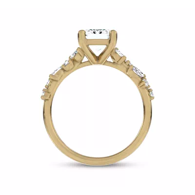Hayley Scattered Lab Diamond Engagement Ring