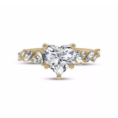 Hayley Scattered Lab Diamond Engagement Ring