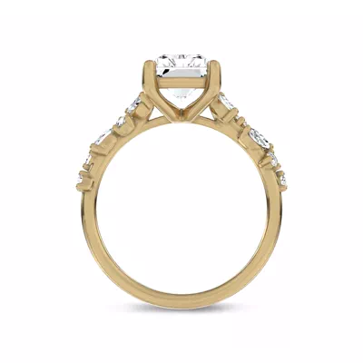 Hayley Scattered Lab Diamond Engagement Ring
