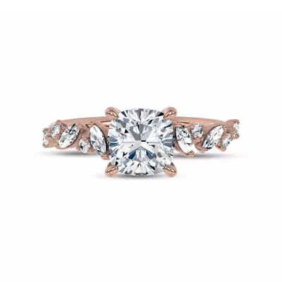 Hayley Scattered Lab Diamond Engagement Ring