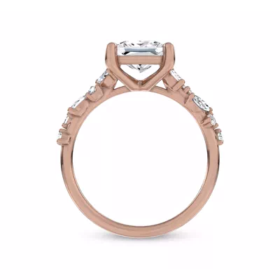 Hayley Scattered Lab Diamond Engagement Ring