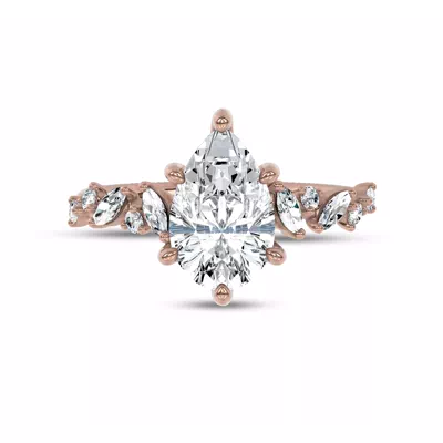 Hayley Scattered Lab Diamond Engagement Ring