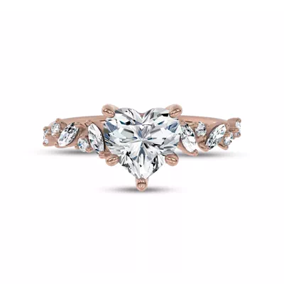 Hayley Scattered Lab Diamond Engagement Ring