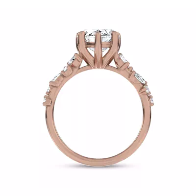 Hayley Scattered Lab Diamond Engagement Ring