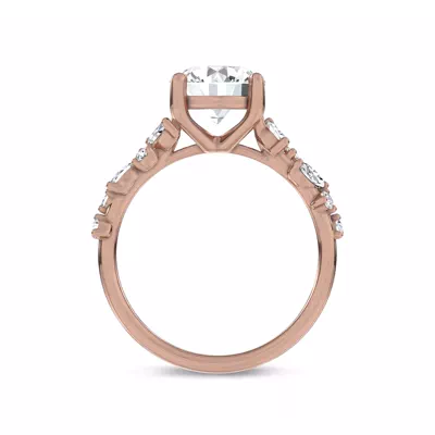 Hayley Scattered Diamond Engagement Ring