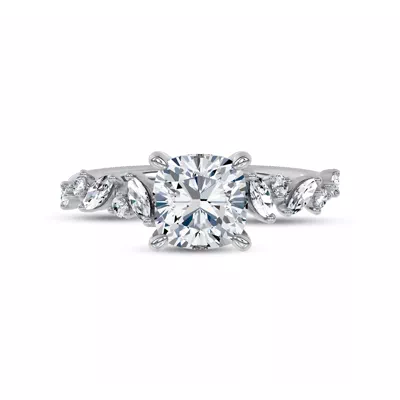 Hayley Scattered Lab Diamond Engagement Ring