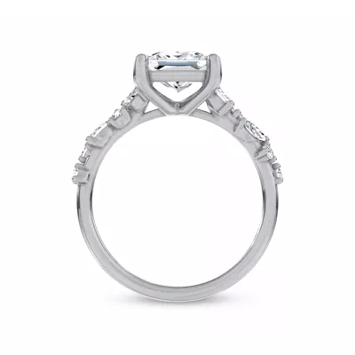 Hayley Scattered Lab Diamond Engagement Ring