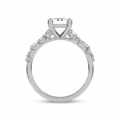 Hayley Scattered Lab Diamond Engagement Ring