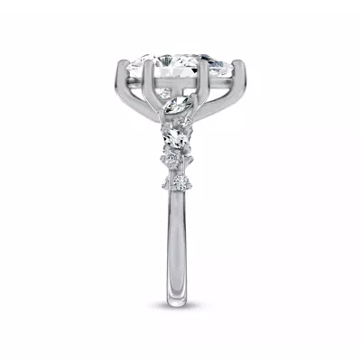 Hayley Scattered Lab Diamond Engagement Ring