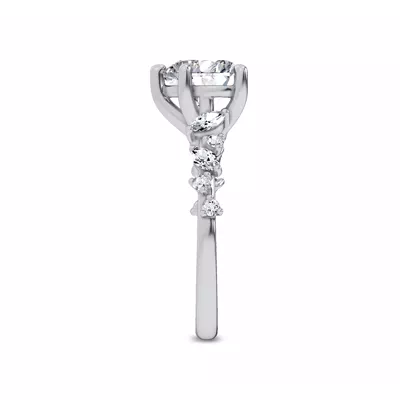 Hayley Scattered Lab Diamond Engagement Ring