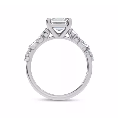 Hayley Scattered Lab Diamond Engagement Ring