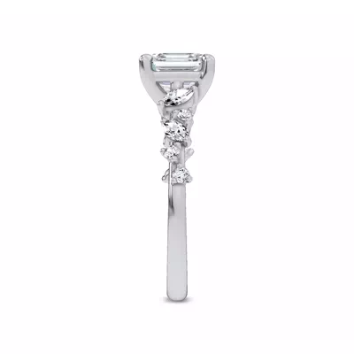 Hayley Scattered Lab Diamond Engagement Ring