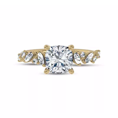 Hayley Scattered Lab Diamond Engagement Ring