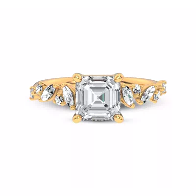 Hayley Scattered Lab Diamond Engagement Ring