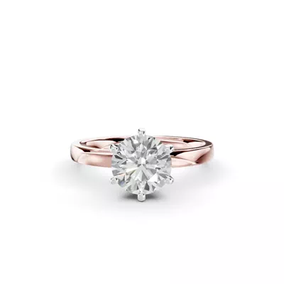 Boda Six-Prong Comfort-Fit Engagement Ring (2mm)