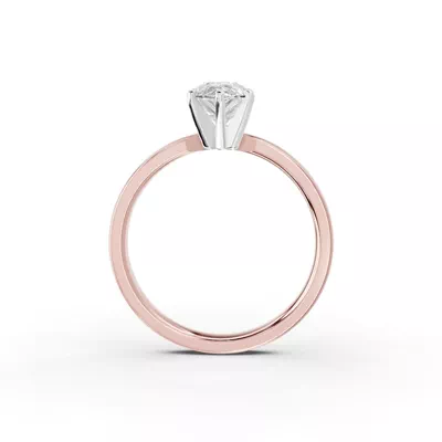 Boda Six-Prong Comfort-Fit Engagement Ring (2mm)